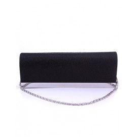 Simplicity Metal Embellished Rectangle Finalize Clutch Bag