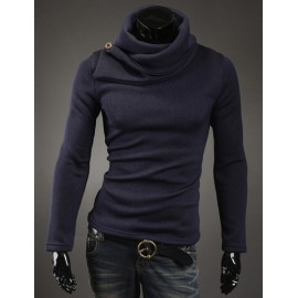 Korean Turtle Neck Sweater in Pure Color