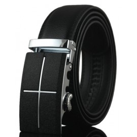 Fashion Criss Cross Embellished Automatic Buckle Belt